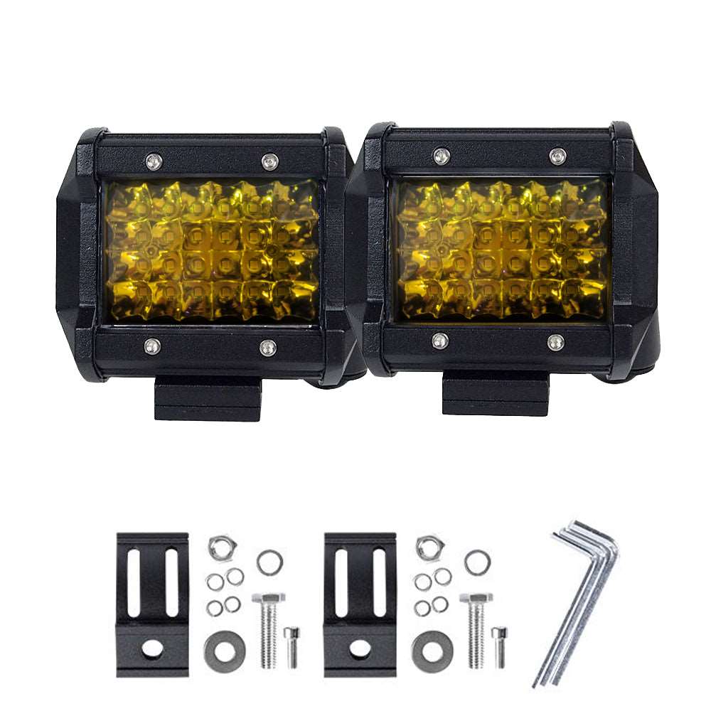 Pair 4 Inch LED Spot Work Lights 3000K, view 5