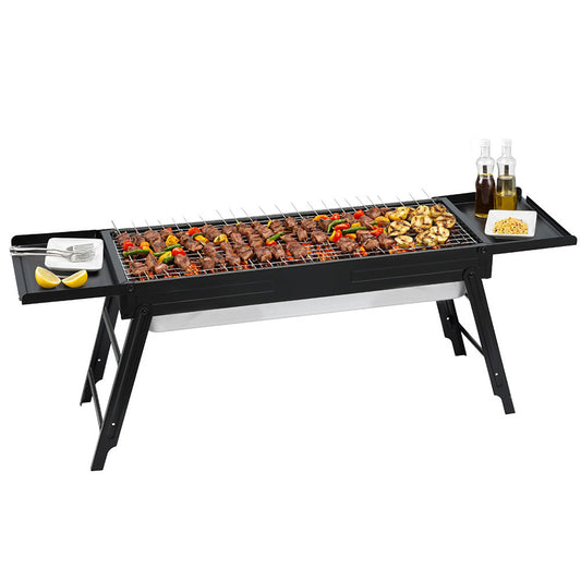 Grillz Foldable Charcoal BBQ Grill – Camping & Outdoor