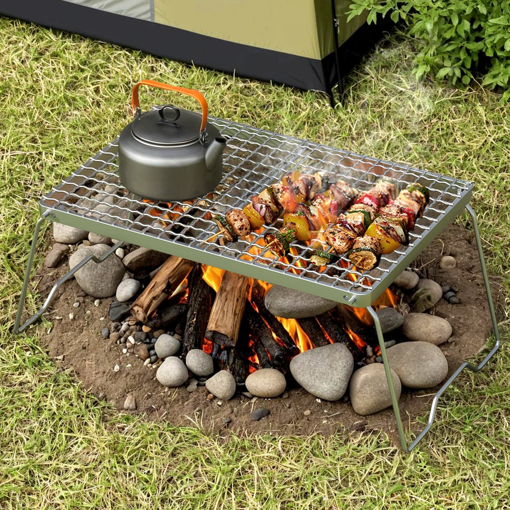 Grillz Portable Charcoal BBQ Grill – Foldable, view 7