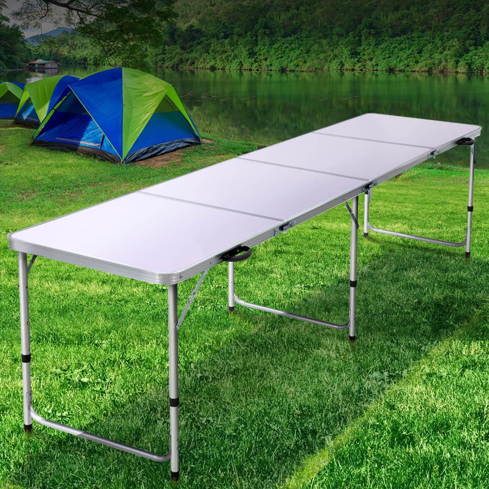 Folding Aluminium Camping Table 240cm – 3 Height Settings, view 8