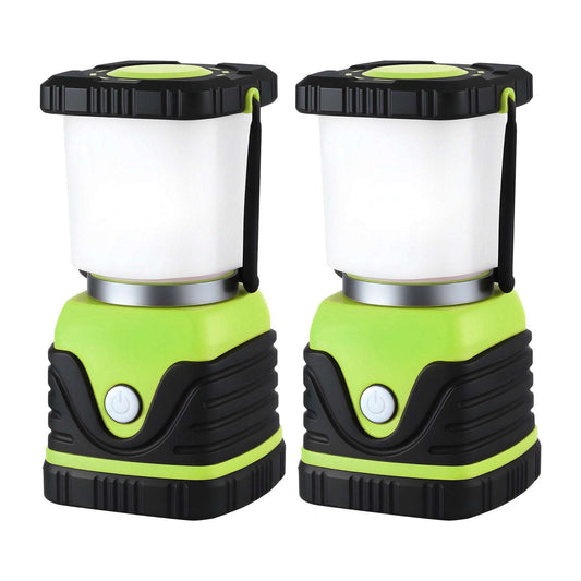 LED Camping Lanterns 2-Pack – 1000LM with 4 Modes