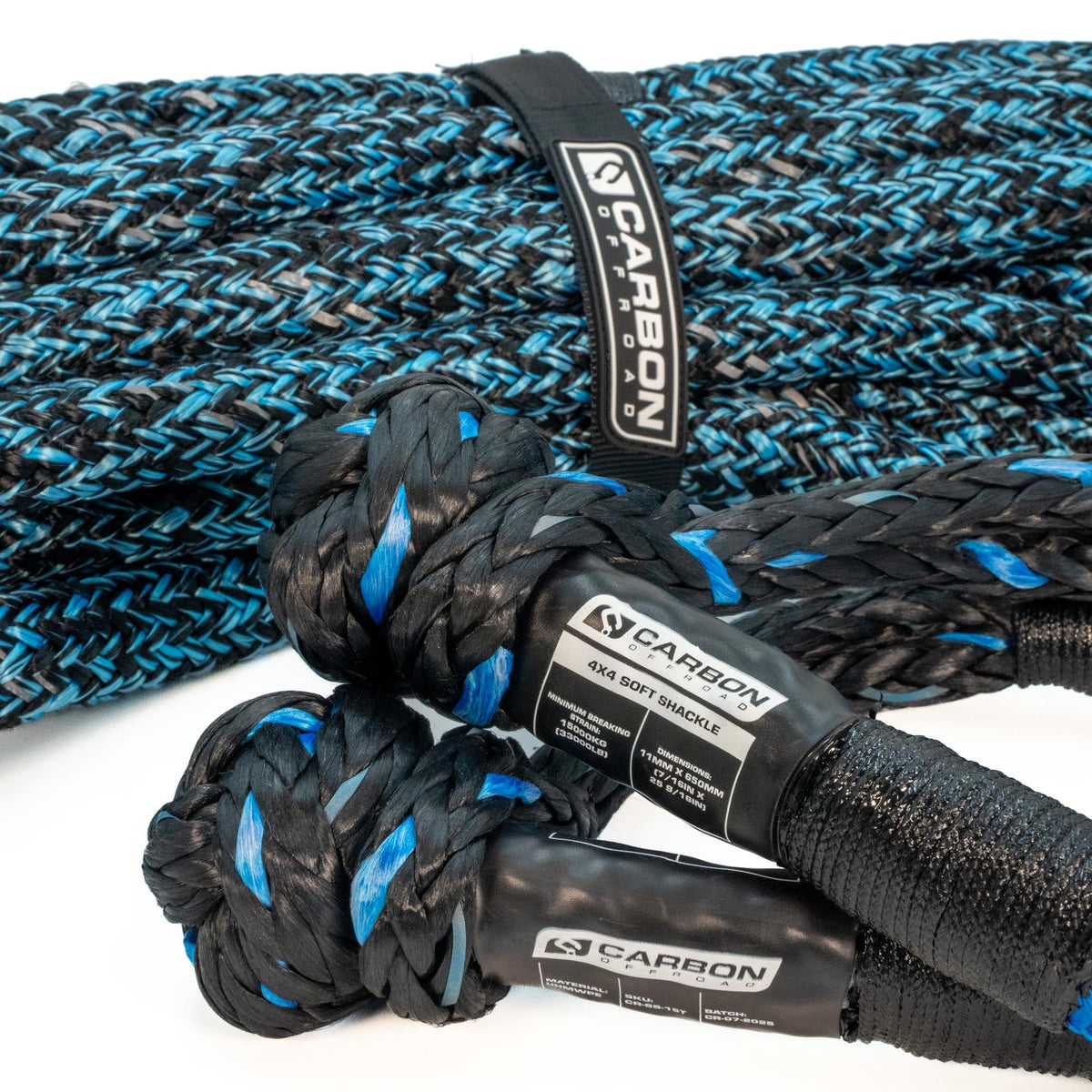 Large 4x4 Vehicle Recovery Rope and Soft Shackle Combo, view 4