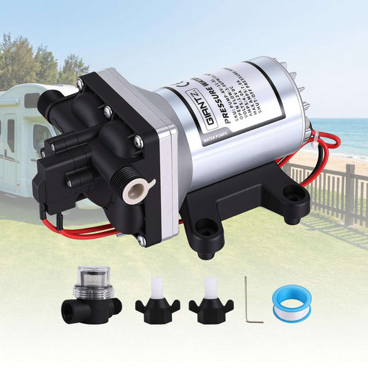 Giantz 12V RV Water Pump 11.3LPM 55PSI