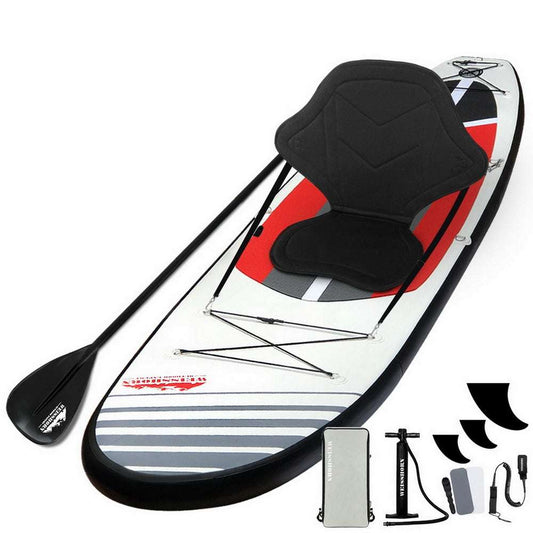 11ft Inflatable SUP Paddle Board with Kayak Seat