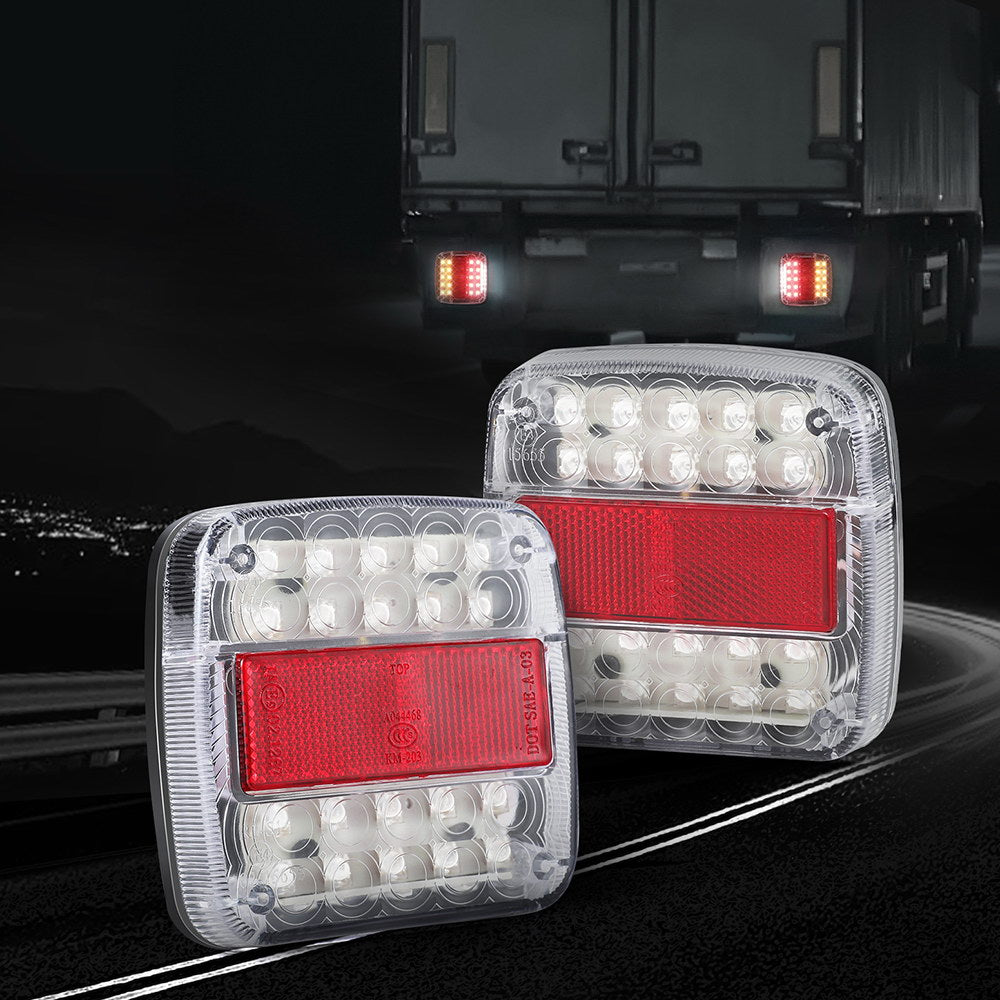 Pair 26 LED Trailer Tail Lights 12V, view 7