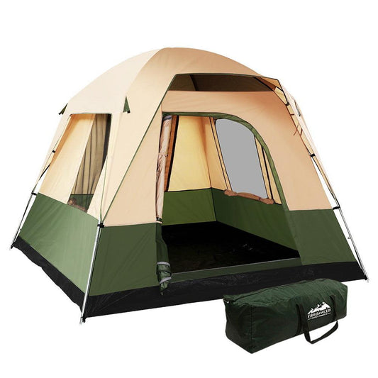 Weisshorn 4-Person Dome Tent – Green