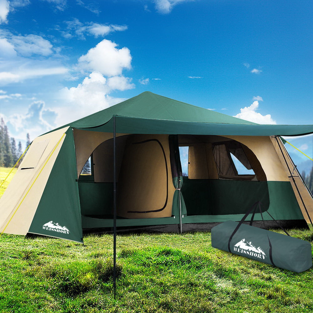 Instant Up Camping Tent 8 Person - Weisshorn Green, view 7