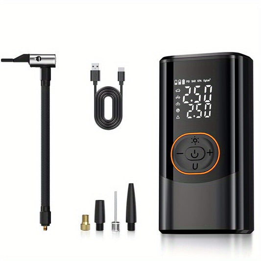 Rechargeable Tyre Inflator 150PSI with LED Light