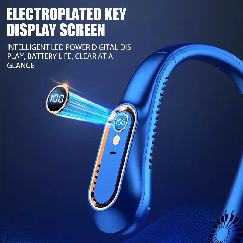 Bladeless Neck Fan – Portable & Hands-Free, view 5