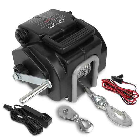 X-BULL 12V Electric Boat Winch 6500lb Marine