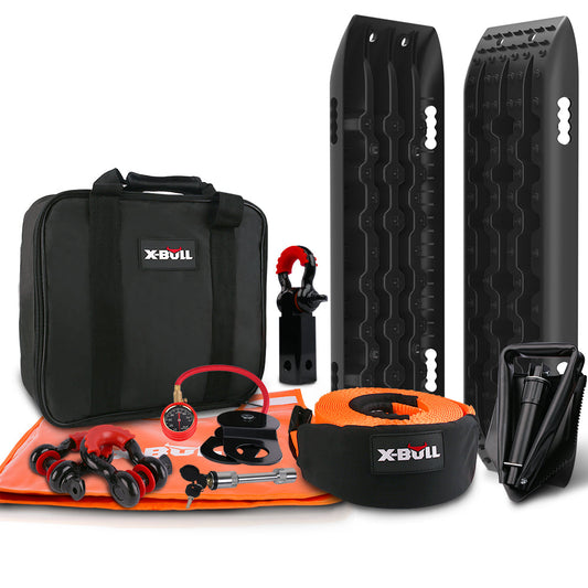 13 Piece 4WD Recovery Kit with Tracks & Strap