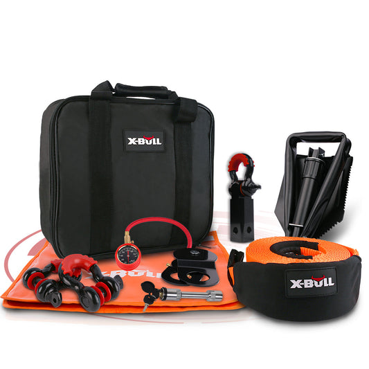 11 Piece 4WD Recovery Kit with Snatch Strap