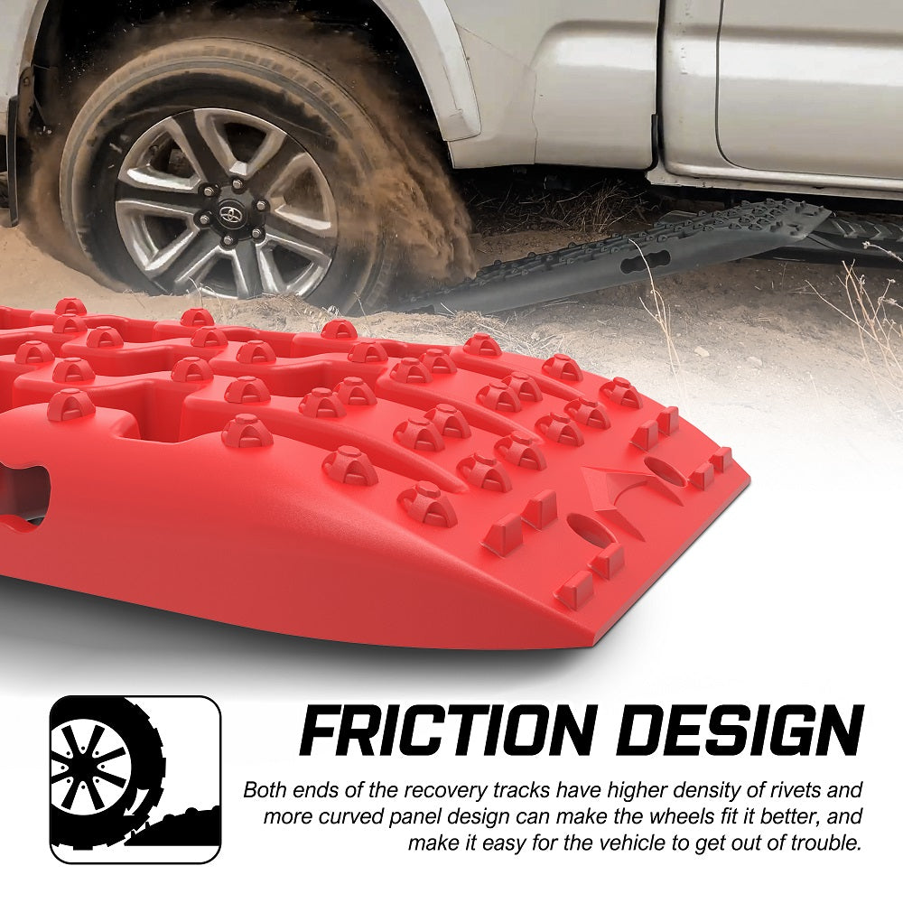 Recovery Tracks Gen 3.0 2 Pair - Red, view 8