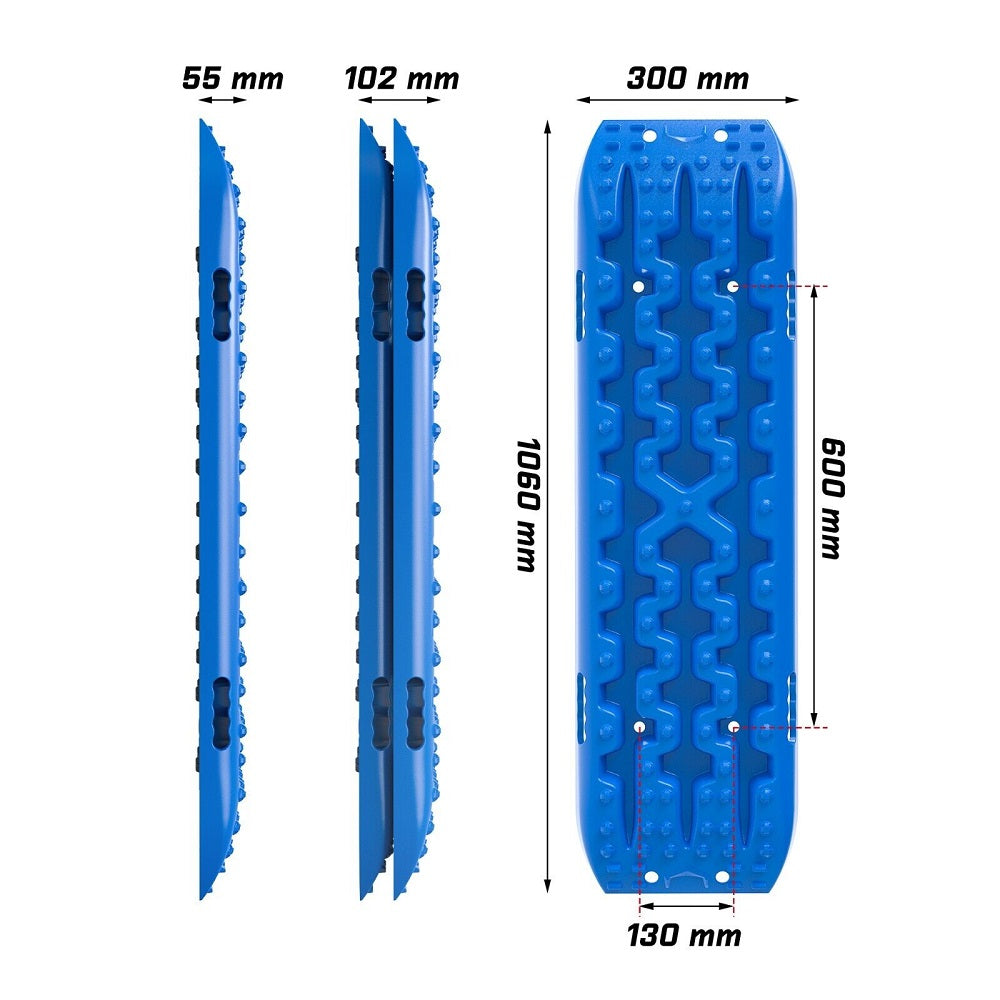 Recovery Tracks Gen 3.0 2 Pair with Carry Bag - Blue, view 7