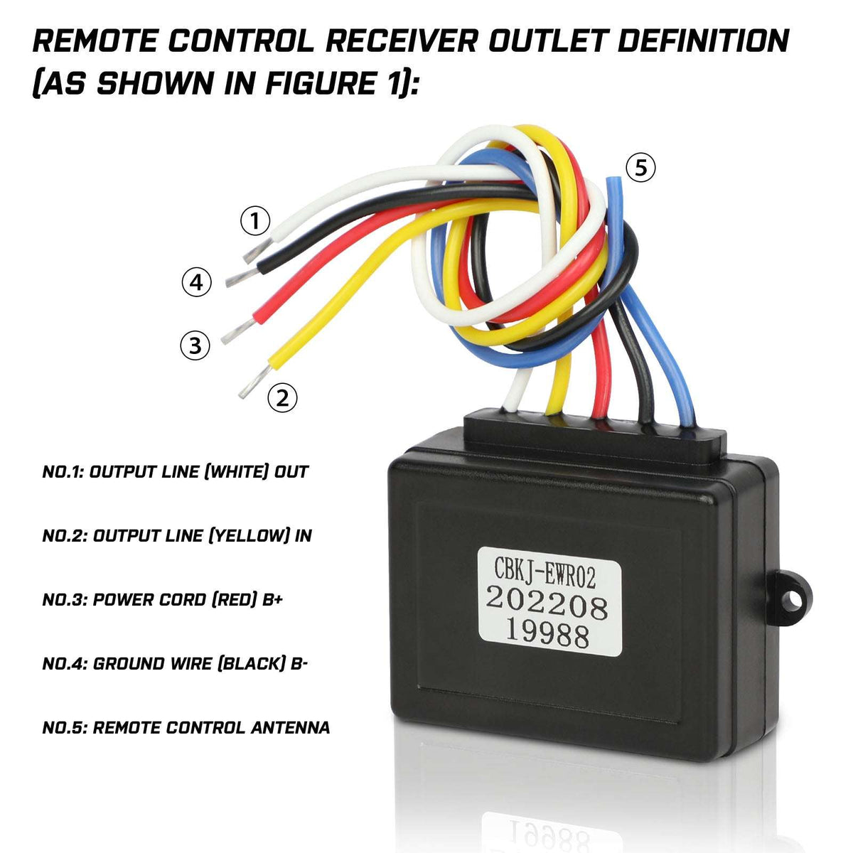 X-BULL 12V Wireless Winch Remote Control Kit, view 12