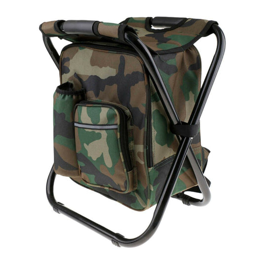 3-in-1 Folding Backpack Chair with Cooler Bag – 150kg Rated