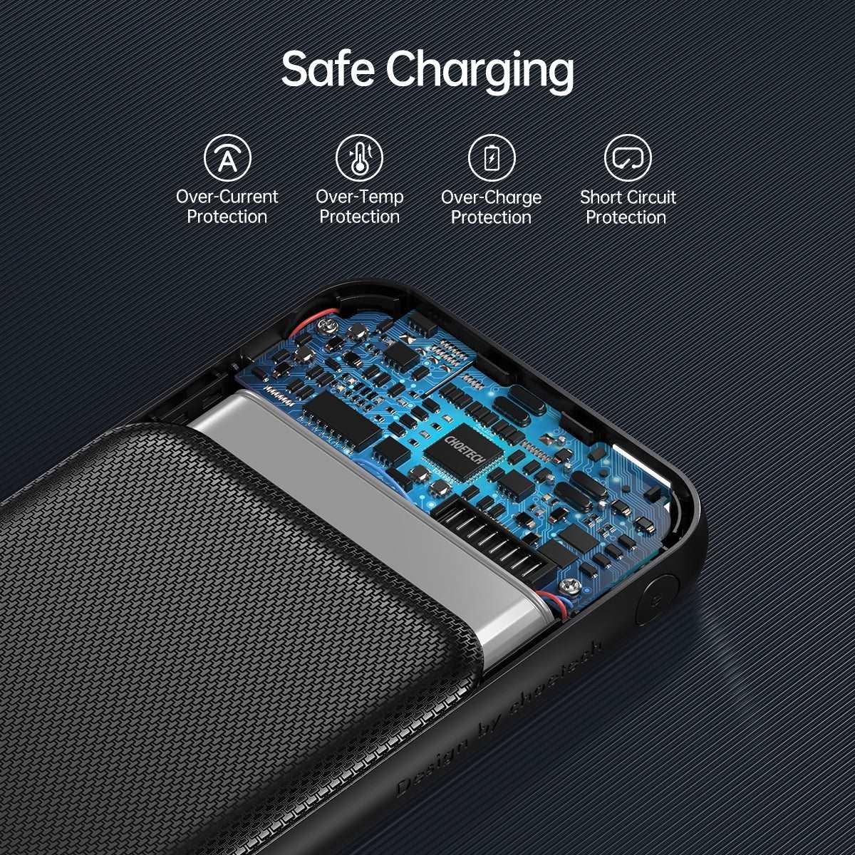 CHOETECH B627 10,000mAh PD 18W Power Bank, view 9