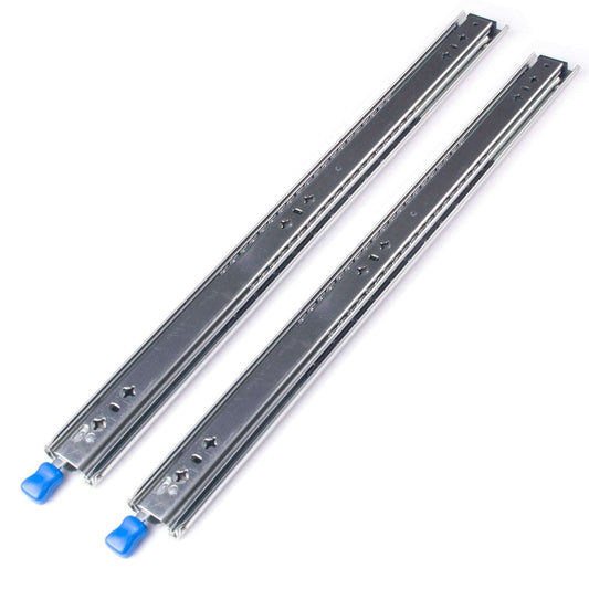 Heavy Duty Locking Drawer Slides 24in 150kg Pair