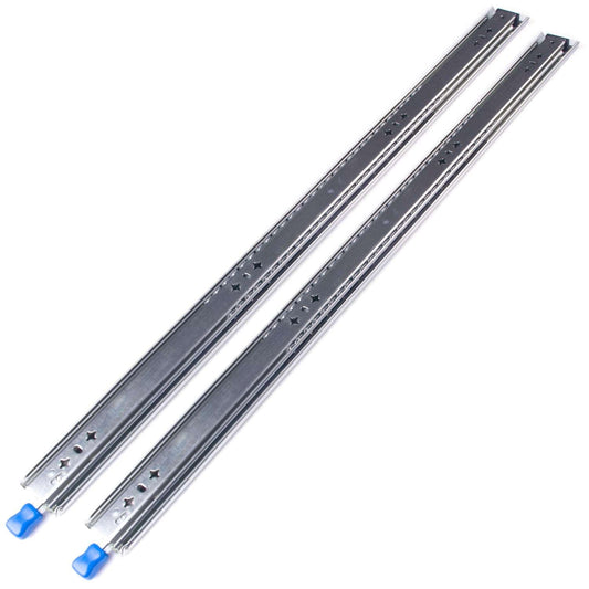 Heavy Duty Locking Drawer Slides 32in 150kg Pair