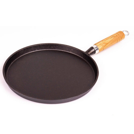 Pre-Seasoned 26cm Cast Iron Fry Pan