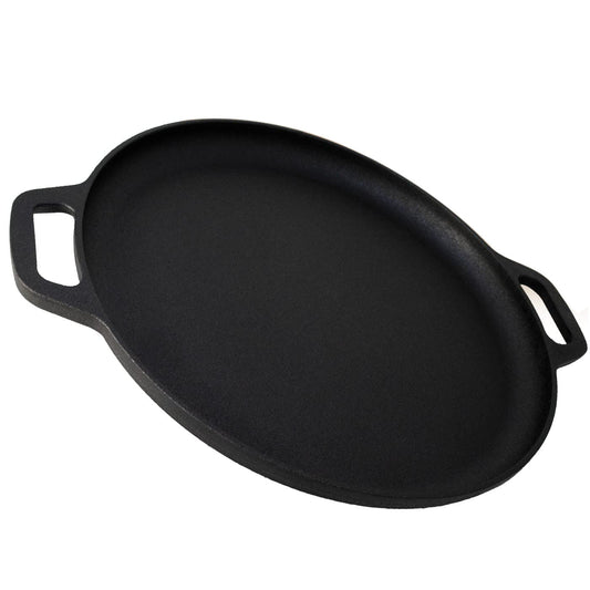 Cast Iron 35cm Pizza Pan - Pre-Seasoned