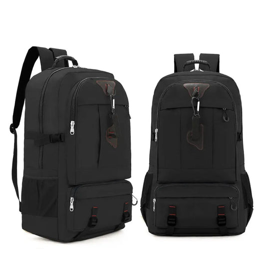 60L Travel Hiking Backpack - Black