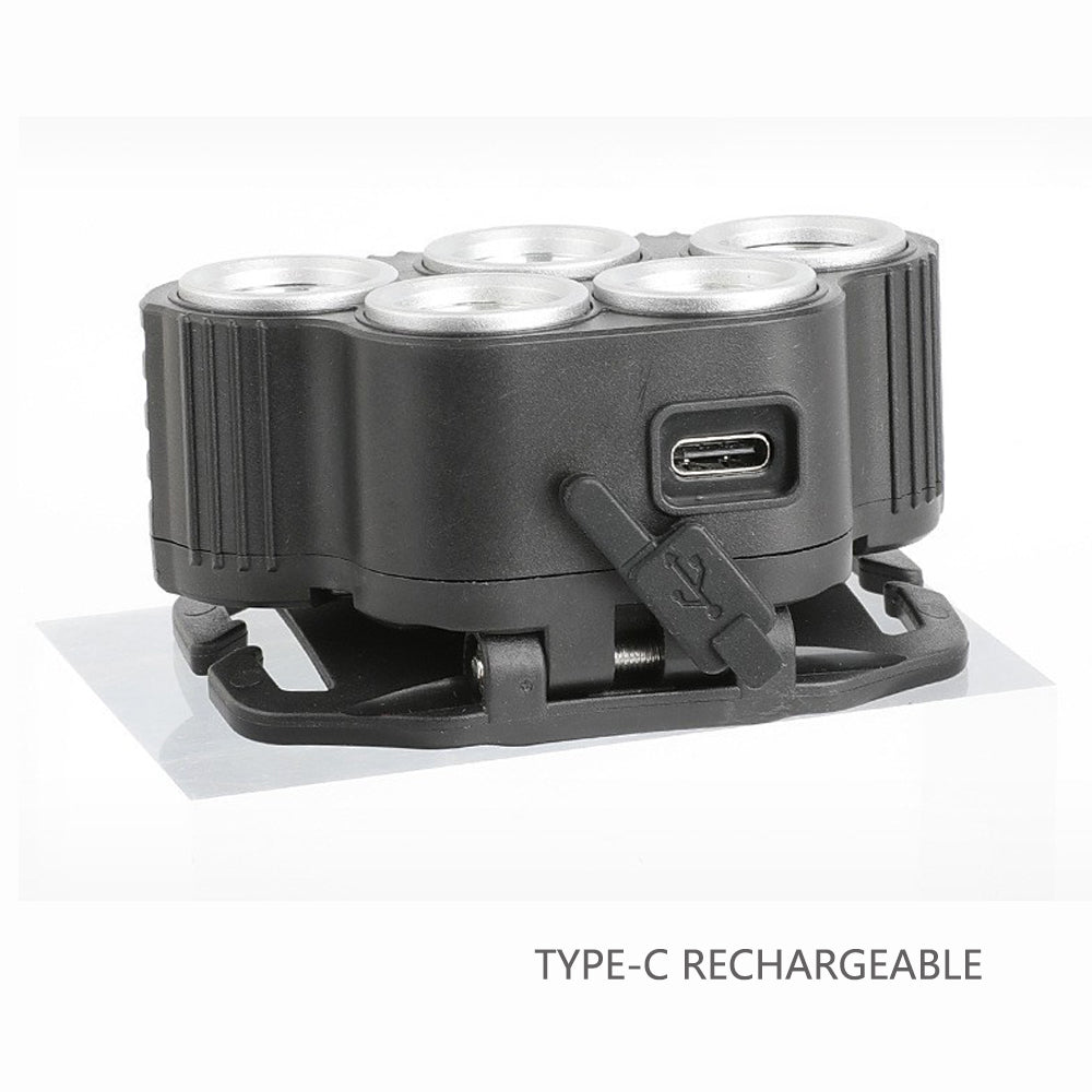 6 Mode USB-C Rechargeable LED Head Torch, view 8