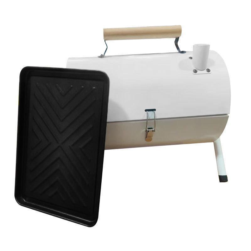 Portable Charcoal BBQ Grill - Grillz White, view 7