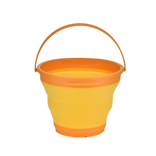 7L Collapsible Camping Bucket - Orange