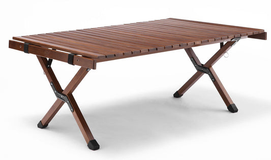 93cm Foldable Bamboo Camping Table - Large