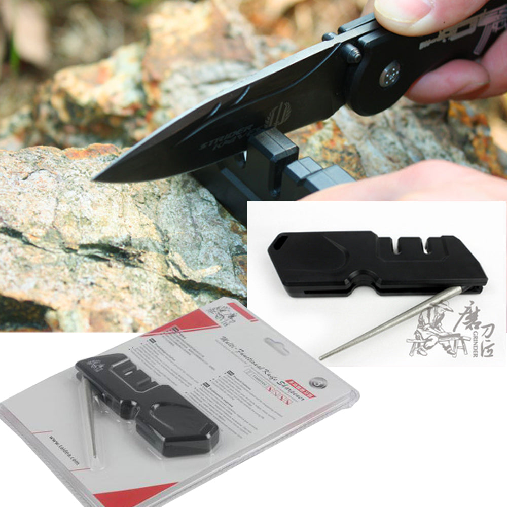 3-in-1 Pocket Knife Sharpener – Taidea
