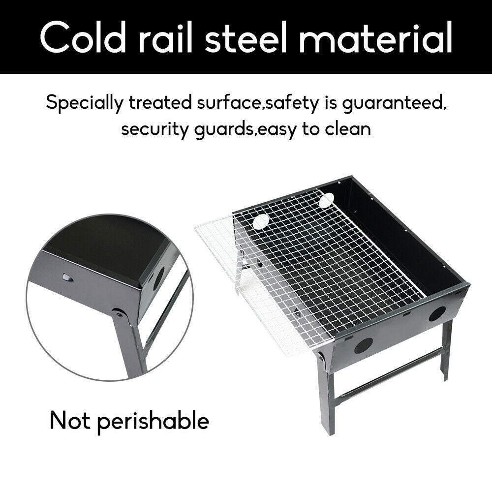Flat-Pack Portable Charcoal BBQ Grill, view 12