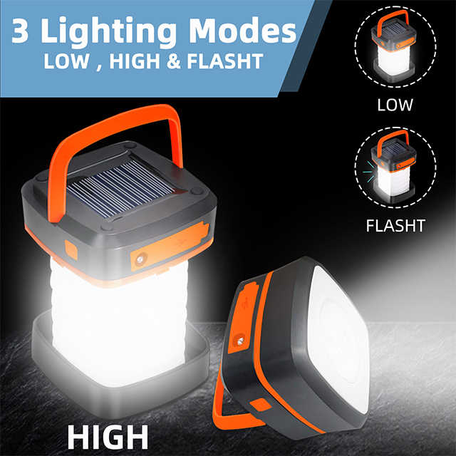 Collapsible Solar LED Camping Lantern – USB Charging, view 4