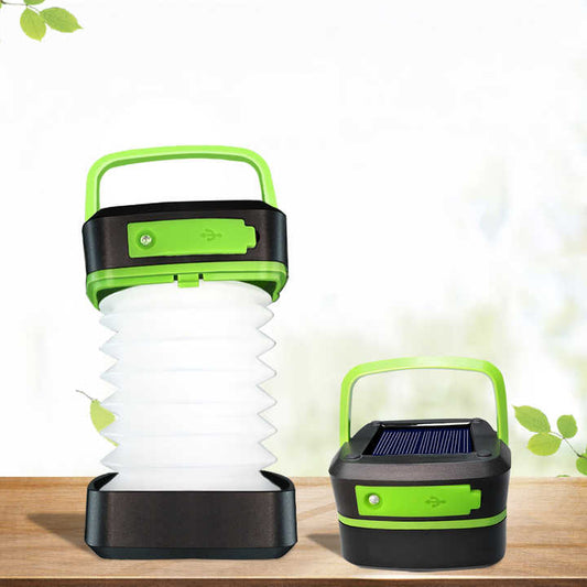 Collapsible Solar LED Camping Lantern - Green