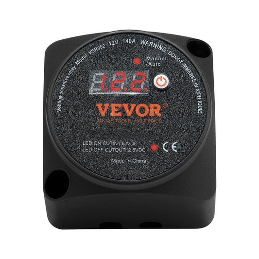 140A Dual Battery Isolator Kit with LCD Display