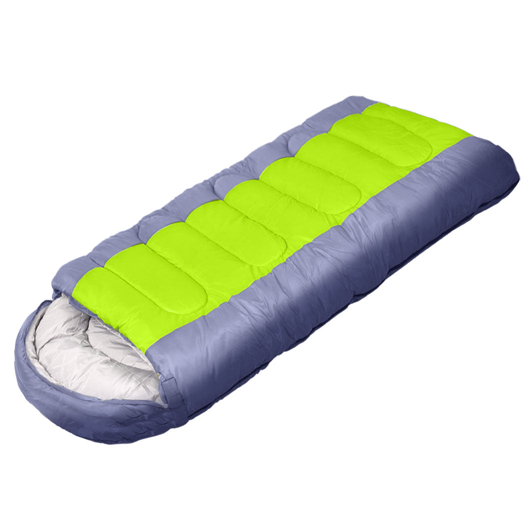 Mountview Sleeping Bag Outdoor Camping Grey, view 8