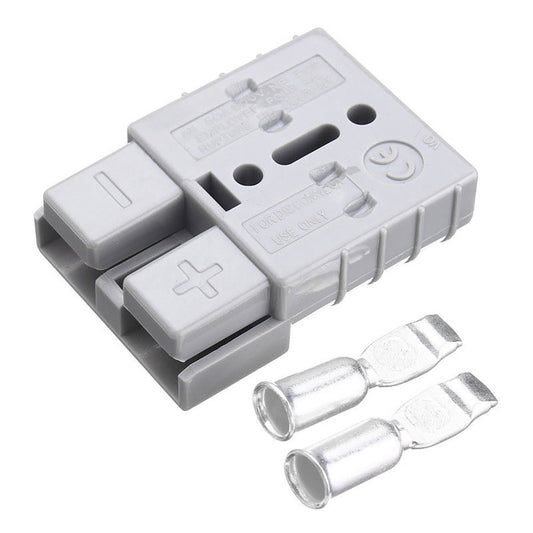 10 Pack 50A Anderson Style Plugs - Grey