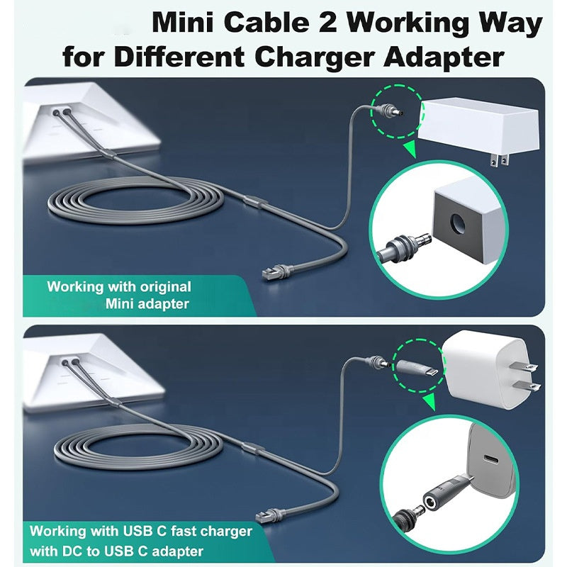 Outcamp 2-in-1 Power and Ethernet Cable for Starlink Mini, view 3