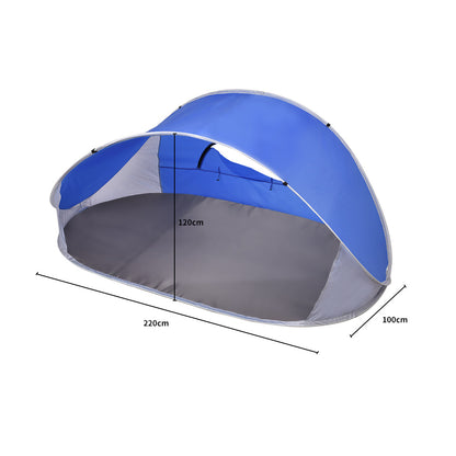 Mountview Pop Up Tent Camping Beach Blue, view 2