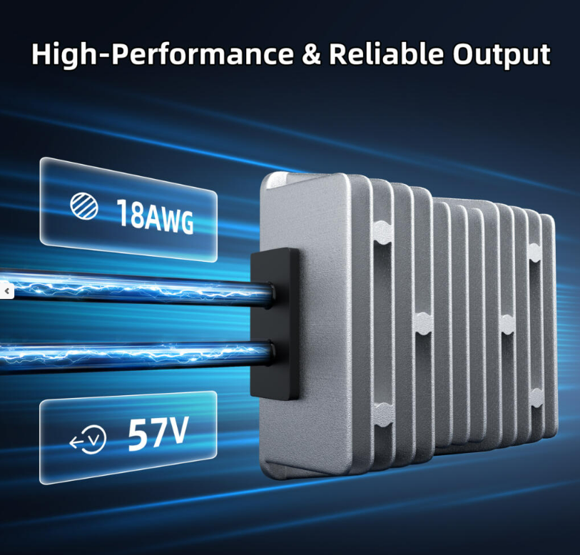 Outcamp 12V to 56V Power Supply for Starlink Gen 3, view 3