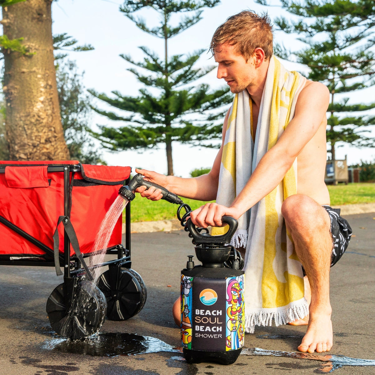 Portable Shower Livin' the Dream 5L, view 9