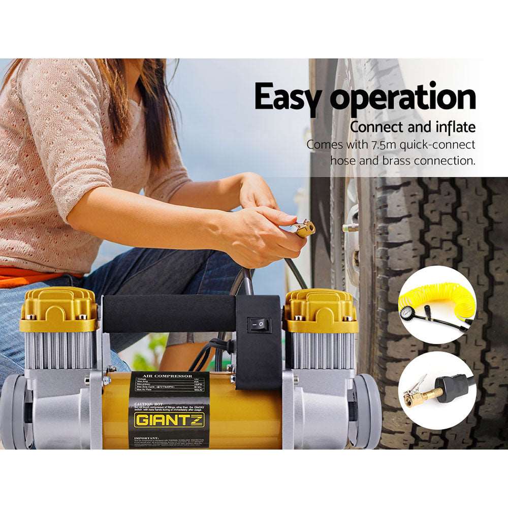 12V Air Compressor 200L/min 150PSI - Giantz, view 3