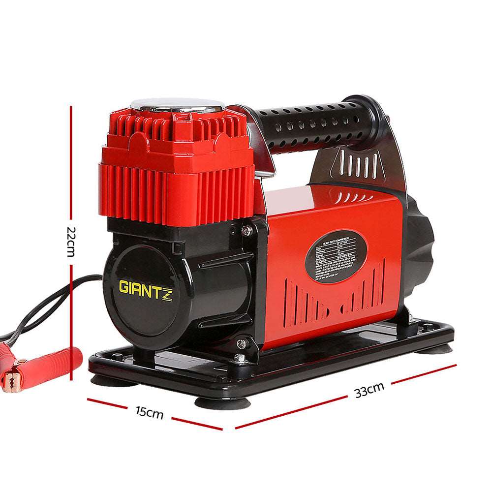 12V Air Compressor 320L/min - Red, view 2