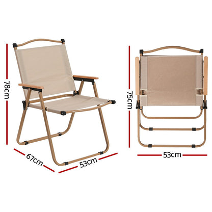 Folding Camp Chair – Powder-Coated Steel Frame with 900D Fabric, view 2