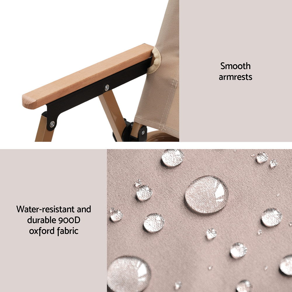 Folding Camp Chair – Powder-Coated Steel Frame with 900D Fabric, view 4