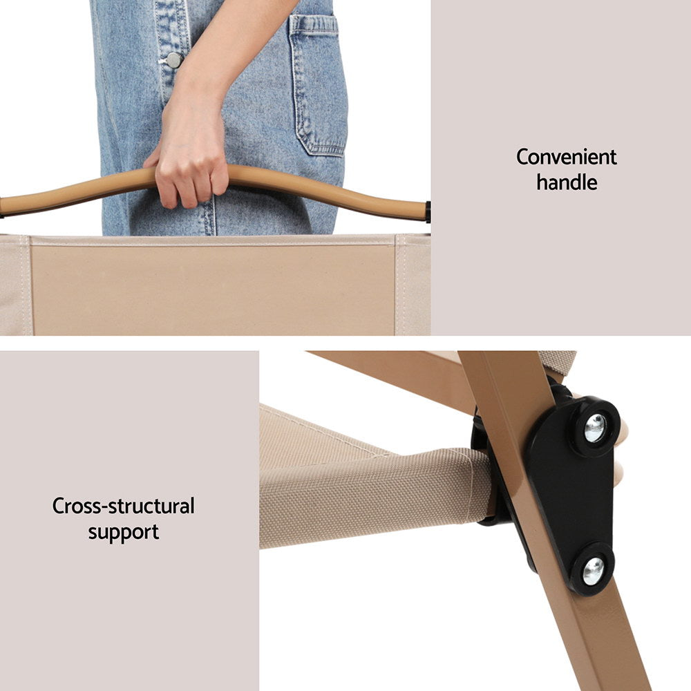 Folding Camp Chair – Powder-Coated Steel Frame with 900D Fabric, view 5