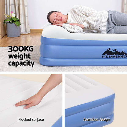 Queen Air Mattress 50cm High with Built-In Pump – Inflatable Bed, view 5