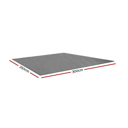 Weisshorn Annex Floor Mat 3x2.5m - Grey, view 2