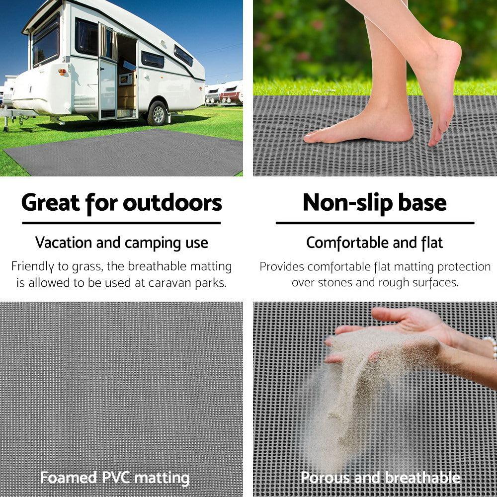Weisshorn Annex Floor Mat 3x2.5m - Grey, view 5