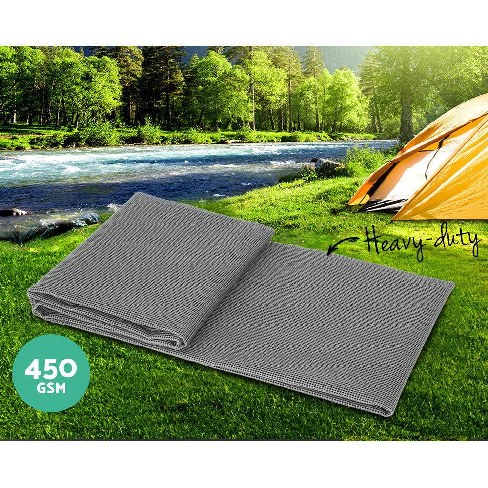 Weisshorn Annex Floor Mat 4x2.5m – Grey, view 4